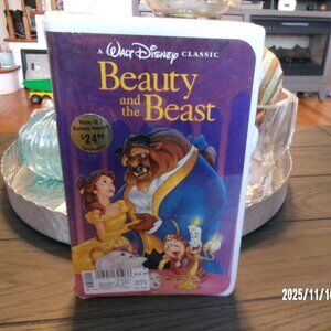 RARE BLACK DIAMOND CLASSIC ECU VHS Disney Beauty and the Beast  #1325 NEW SEALED